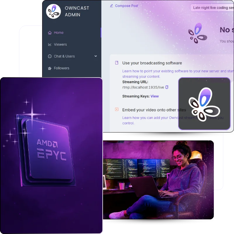Owncast VPS hosting - A live channel for a community